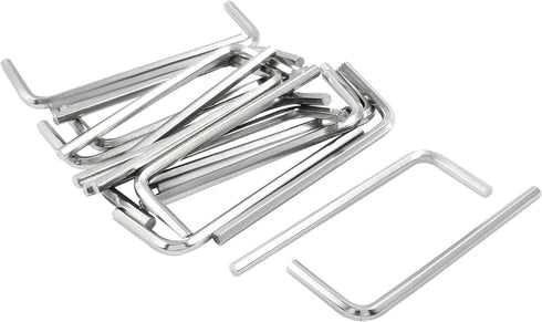 Luomorgo 20 Pcs 3mm/1/8 Inch Allen Wrench, Heavy Duty Steel Hex Key Wrench Tool for Repairing