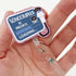 Sixrip Sonographer in Progress Funny Retractable Glitter Badge Reel with Alligator Clip, Sonographer Badge Holder Gifts