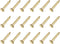 Small Nails (1.2x6mm) 200pcs, Carbon Steel Tiny Hardware Nails for Household Woodworking, Gold Tone