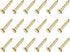 Small Nails (1.2x6mm) 200pcs, Carbon Steel Tiny Hardware Nails for Household Woodworking, Gold Tone
