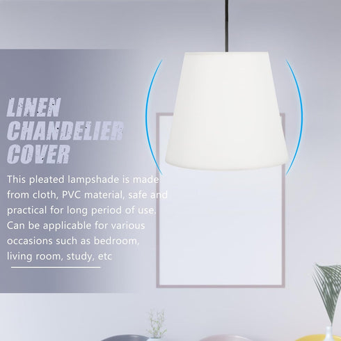LIFKOME 5.11X3.93X5.90In Replacement Lampshade Cover Fabric Lamp Shade for Table and Floor Lamps Lightweight Decorative
