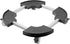 Generic 15-22.8in 400lbs Trash Can Dolly Adjustable Heavy Duty - Furniture Plant Mover Rolling Cart w/Locking Wheels