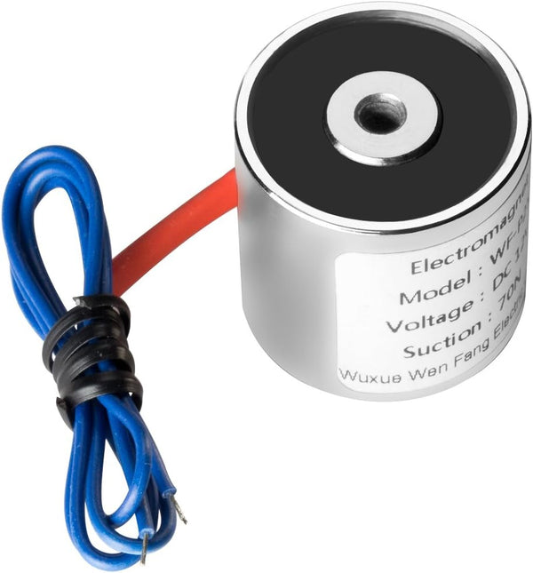uxcell 12V 70N Electric Lifting Magnet, Electromagnet Solenoid Lift Holding