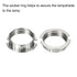 G9 3/4inch 6 Pack MECCANIXITY Lamp Holder Ring Light Lamp Shade Holder Adapter Ring Inner Diameter, Zinc Alloy Suitable