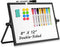 Magnetic Dry Erase White Board, 8" x 12" Double-Sided Desktop Whiteboard with Stand, Portable for Home, Office, School