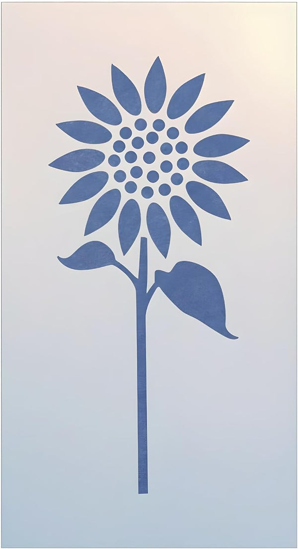 Sunflower 2 Stencil - 3.5" x 8" Flower Floral Arrangements Bouquet Border