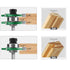 Pro Tongue and Groove Router Bit Set, 2 Pieces 1/4 Inch Shank Router Bit Set, 3 Teeth Adjustable T Shape Wood Milling