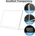 MaxGear 4X6 inches Slant Back Acrylic Sign Holders, Clear Plastic Display Stand for Office, Home, Store, Restaurant, 6