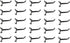 JSP Manufacturing 2" Plastic Pegboard Hooks, Black for Garage, Tools, Storage, Organization, and Crafts (25)