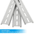 20 Pieces 13 Inch Aluminum DIN Rails Slotted for Mounting Hardware Components, 35mm Wide