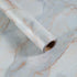 Blue Gold Marble Contact Paper for Countertops, Waterproof Removable Wallpaper Peel and Stick Granite Contact Paper