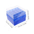 Healvian 3pcs Tube Box Rack for 50ml Tube Holder Vials Storage Tray, Small Plastic Cryogenic Test Tube Storage