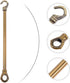 9.44 Inch Chandelier Load-Bearing Rod with Hooks Ceiling Light Support Tube Replacement Downrod for Hanging Light