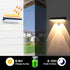 3000/4000/6000K 3 Mailbox, Sign(2 Pack) Solar Lights Outdoor Waterproof Modes Solar Powered Dusk to Dawn Lighting