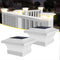 T-SUN Solar Post Cap Lights, Waterproof Outdoor Solar Powered Deck Fence Post