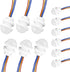 hiSpkNix 12 Pack Motion Sensor Switch 85-265V 40W, PIR Wall/Ceiling Mount with 30s