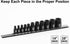 11PCS Female Torx Socket Set with Rail, E-Torx Socket Set for 1/4" and 3/8" Drive, E4 - E20
