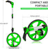 Zozen Distance Measuring Wheel in Feet, Collapsible with Backpack, Up to 10,000Ft, 12’’ Diameter Wheel
