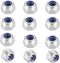 M6x1mm Nylon Lock Nuts, 50pcs 304 Stainless Steel Hex Lock Nuts for Industrial and Construction Fasteners