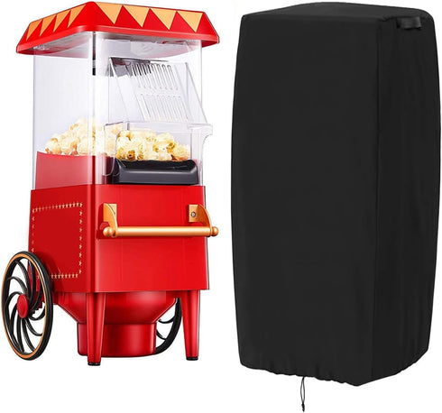 Popcorn Machine Cover, Replacement for GREAT NORTHERN, 420D Oxford Waterproof & Dustproof Cover with Drawstring