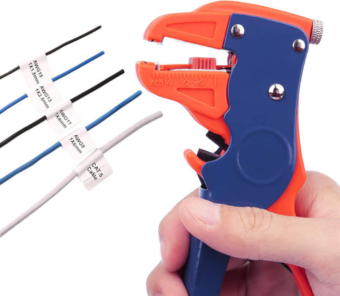 BOENFU Automatic Wire Stripper and Cutter - 2 in 1 Heavy Duty Adjustable Eagle Nose Tool for Repairs
