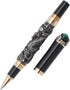 Gullor Retro Culture Jinhao Rollerball Pen, 3D Dragon King Play Pearl Pattern, Grey