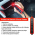 Svzadipe 16Ft 6-24V Automotive Power Circuit Tester with Test Lead DC LED Light Tester Fuse Tester Electric Light Test