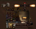 BYSUN 2 E26 Retro Industrial Steampunk Wall Sconce, Lights Metal Water Pipe Style Mounted Lamp Light Fixture