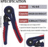 Yangoutool Ferrule Crimping Tool YG6-6, Hexagonal Design, AWG28-10, Compact Wire Ferrule Crimper for Insulated
