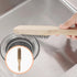 5 10.4" Pcs Wire Brush for Rust Removal, Heavy Duty Steel Wire Scratch Brush with Curved Wood Handle, Metal Bristle