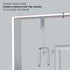 DecorRack 2 Pack Chrome Over The Door Hooks, Heavy-Duty Hanging Storage Hook Rack, Stylish Design
