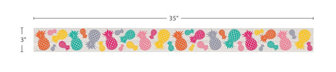 Teacher Created Resources 2157 Straight Border Trim, Tropical Punch Pineapples