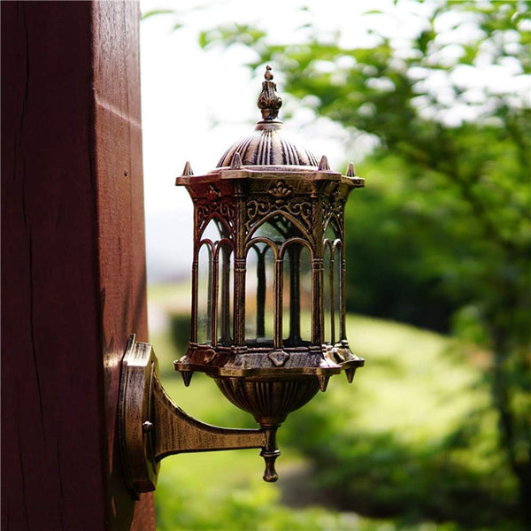 DDBESSIC E27 Rustic Light Fixtures Exterior Industrial Vintage Wall Sconce Fixtures IP44 Waterproof