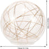 65-70mm UKCOCO Round Sphere Glass Globes for Light Fixtures Replacement Clear Bubble Glass Globe Lampshade Covers