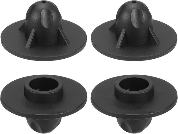 uxcell 4Pcs Camping Chair Foot Cover, 0.63 Inch Plastic Table Legs Feet