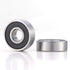 Donepart 1/2 inch Bearings, R8-2RS Double Rubber Sealed Roller Bearings, ABEC3 Precision for Electric Motor, 10 Pack