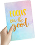 Paper Junkie 6 Pack Inspirational Notebooks, A5 Motivational Soft Cover Journals, Watercolor Designs, Gift Set