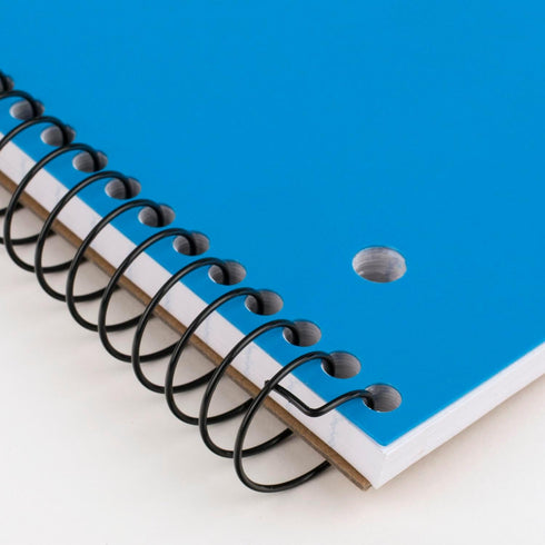 Mead Spiral Notebooks, 5 Pack, 1-Subject, Wide Ruled, 100 Sheets, Plastic Cover, 8" x 10-1/2", Assorted Colors