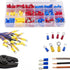 300 Insulated Electrical Connectors Kit PCS Crimp Terminal Assortment (Butt, Ring, Spade, Quick Disconnect)