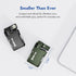 G5 400 WUBEN Rechargeable EDC Flashlight, Lumens Dual Light Sources Mini Flashlight with RGB Light, Portable Flat