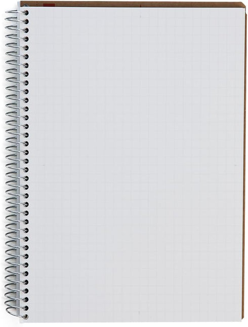 Maruman N248 Ring Notebook, 0.2 inch (5 mm) Square Ruled, Basic B6, 40 Pieces, Set of 10