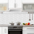 Yipscazo 10-Sheets Peel and Stick Backsplash for Kitchen, Self-Adhesive Wall Tiles for Bathroom