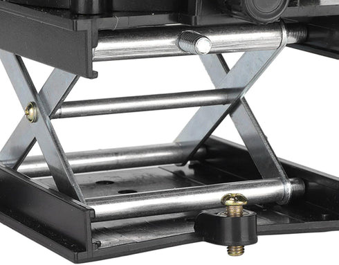 Lab Lifting Platform 2.56in, Scissor Jack Expandable Lift Stand with 360° Rotation for Scientific Use