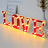 YUANYUYING Light Up Letters with Remote Control,Alphabet Number Signs for Wall Table Decor, Christmas Home Bar Wedding
