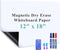 Magnetic Dry Erase Whiteboard Paper, 12" x 18" Self Adhesive for Wall, Includes Marker and Magnetic Eraser