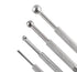 Accusize Industrial Tools 4 Pc Small Hole Gauge Set, Ball Type, inch/mm, 1/8 to 1/2