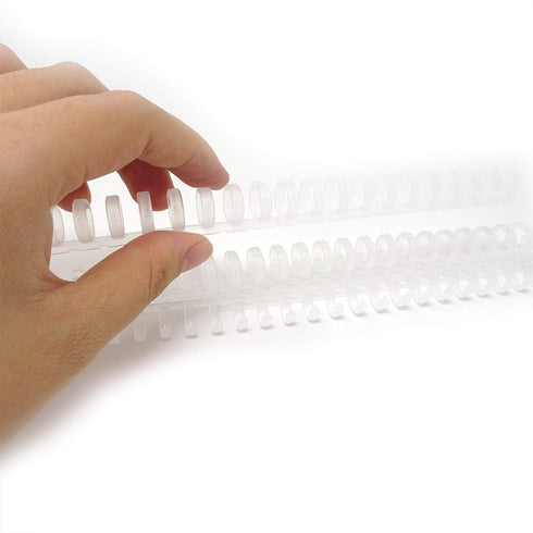Honbay 10PCS Plastic 30-Hole Loose Leaf Binder Ring for Home and School Use