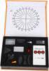 Ciieeo 17-Piece Optical Experiment Kit Concave Convex Lens Set Prism and Mirror