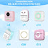 HuiJuKeJi 10 Rolls Thermal Inkless Printing Paper for Mini Sticker Receipt Printer, Includes 5 Rolls Adhesive Thermal