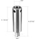 JESTUOUS Weldon Shank Adapter for 3/4 Inch Annular Cutter Extension, 100mm Heavy Duty Alloy Steel Tool